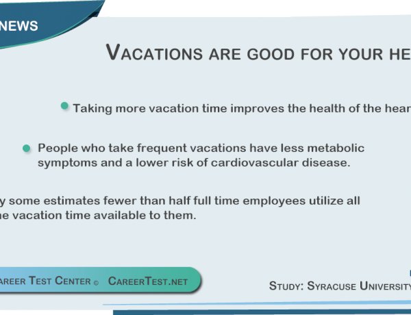 Vacations are good for your heart